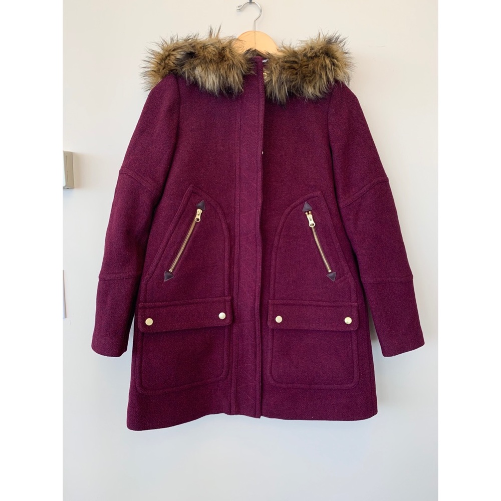 J. Crew Chateau Parka in Italian Stadium Wool